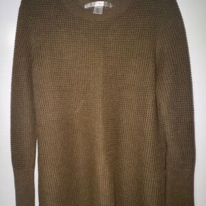 Max Studio Tan Crew Neck Sweater